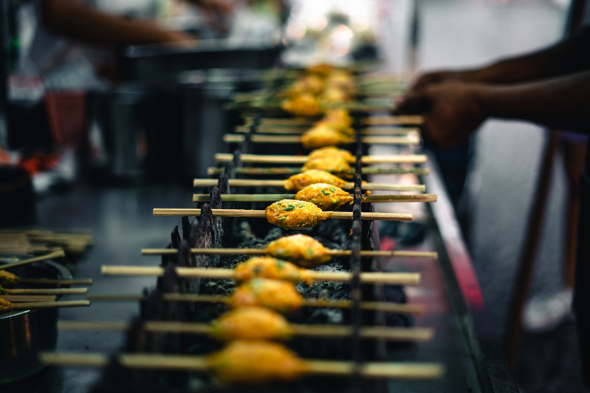 Street food in the market