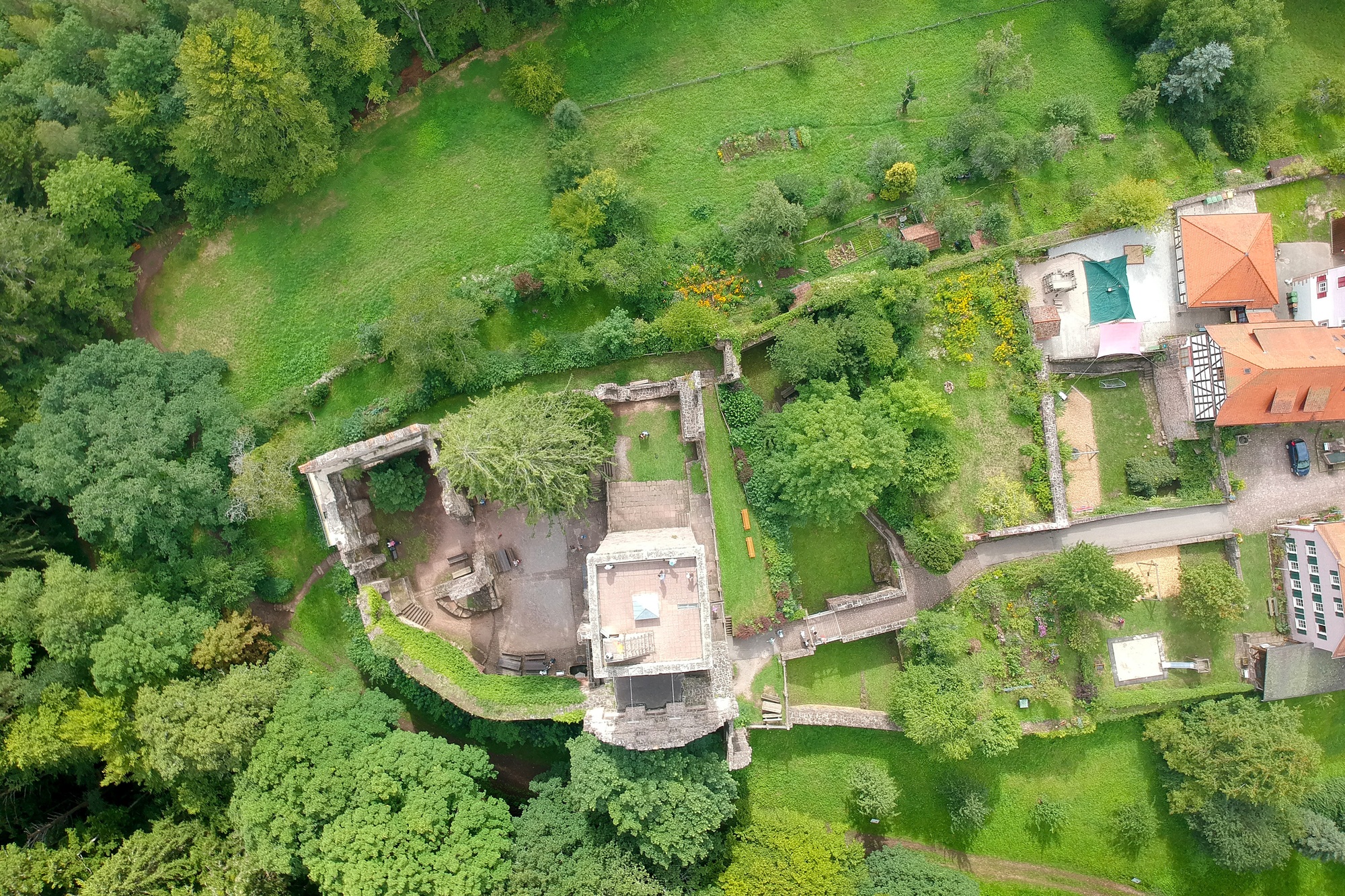 the historical castle Zavelstein in Germany